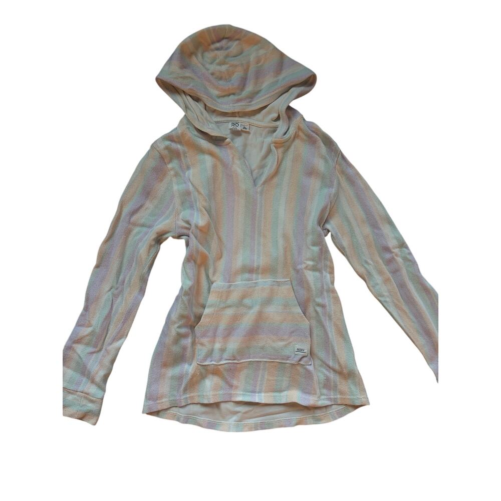 Roxy Pastel Striped Pullover - Size Girls XL